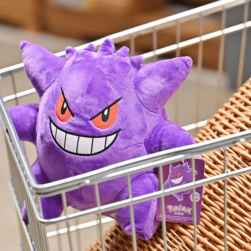 Original 24cm Gengar Plush Pokemon Gengar Plush Charmander Squirtle Pikachu Gengar Plush Bulbasaur Anime Stuffed Animal Toy Gift