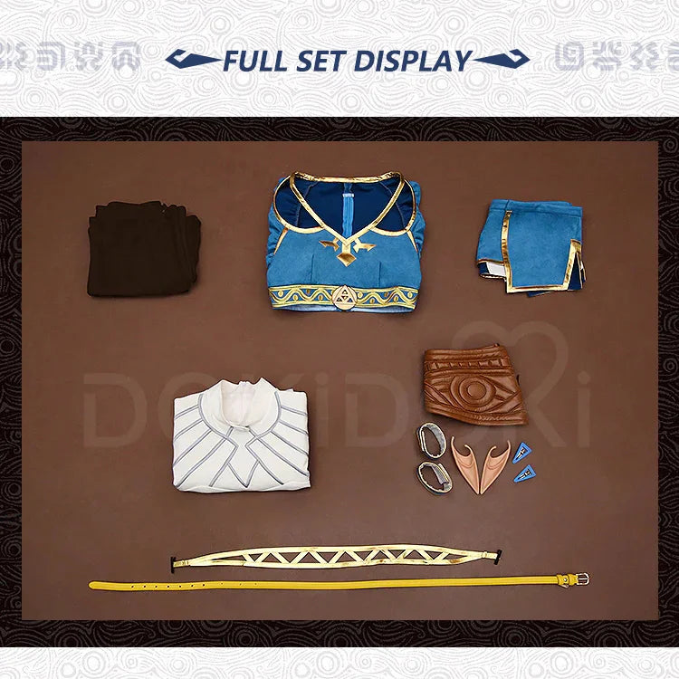 IN STOCK Princess Cosplay Game Costume【S-3XL】DokiDoki-R Cloak Linkk Cosplay Plus Size