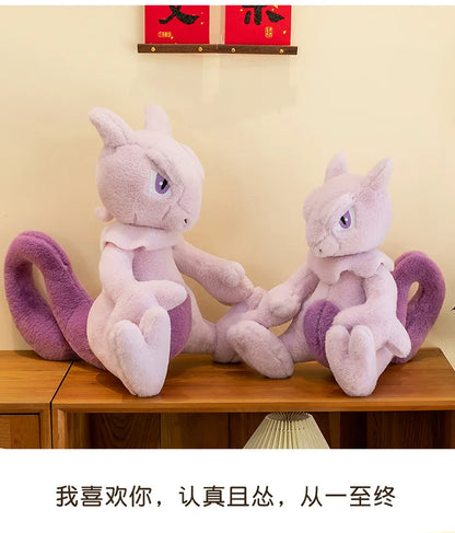 35/85cm Mewtwo Pokemon Plush Toys Large Anime Doll Pillow Cartoon Mew Pokémon Plushie Kawaii Stuffed Gift for Kids Birthday