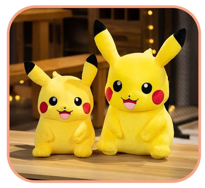 Cartoon Pikachu Plush Toy Lovely Peluche Stuffed Anime Pikachu Doll Kawaii Room Decor Soft Sofa Cushion Pillow Birthday Gifts