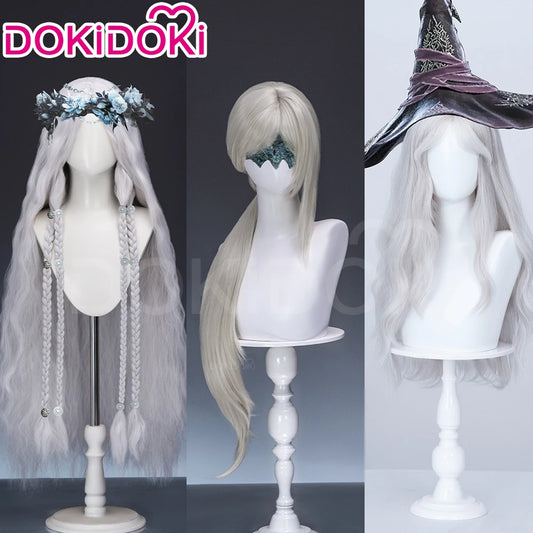 IN STOCK Reclusee Duchesss Revenantt Wig Game Cosplay Wig DokiDoki Women 60cm Long Curly Hair Reclusee Cosplay Free Wig Cap