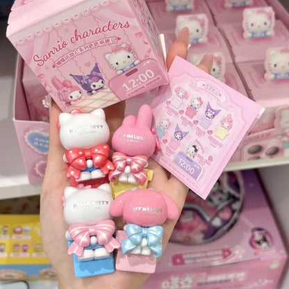 Kt Cat Bow Sweetheart Series Blind Box Trendy Toy Cute Doll Mini Phone Case Computer Decoration Desktop Ornament Surprise Gifts