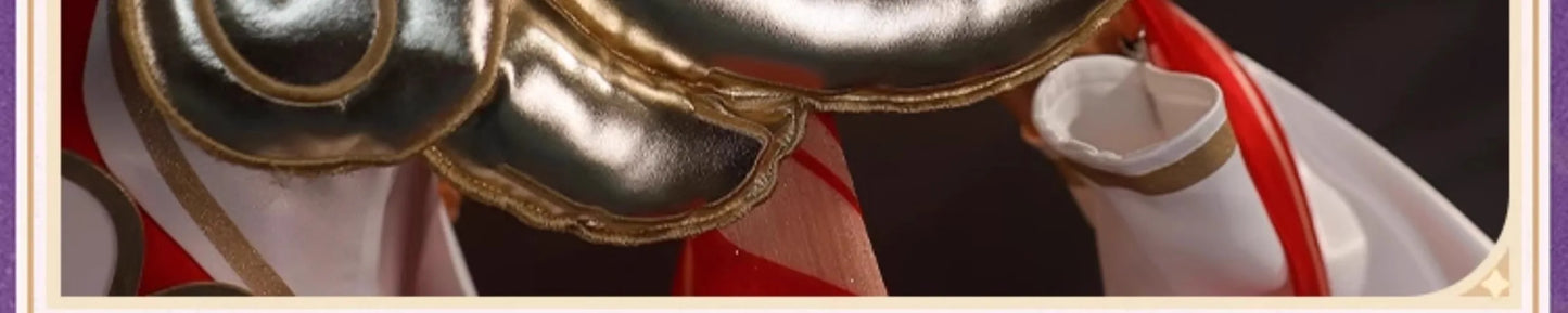 iCoser Honkai Star Rail Tribbie Cosplay Costume Wig Dress Uniform Headwear Wings Carnival Halloween Party for Women Girls Props