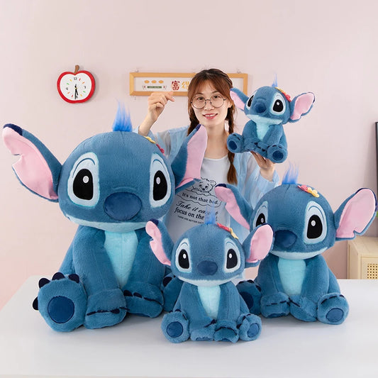 Disney 70cm Large Size Lilo&Stitch Plush Stuffed Doll Cartoon Animal Sleeping  Pillow Room Decoration Softmaterial Toy for Gift