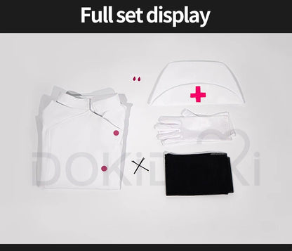 Mikuu Cosplay Costume【S-2XL】 DokiDoki-R Mikku Maid Nurse Sexy Dress Mikuu Rabbit Hole Cosplay Plus Size