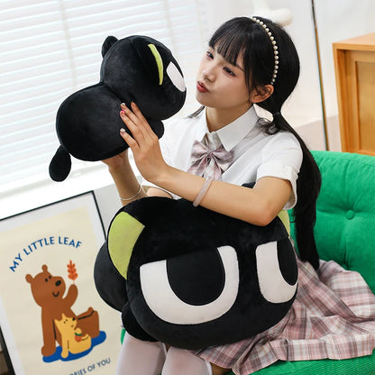 Official Anime The Legend of Luo 55cm Kawaii Xiao-Hei Xiao Hei Lovely Cat Doll Toy Plush Original Cartoon Cosplay Gift
