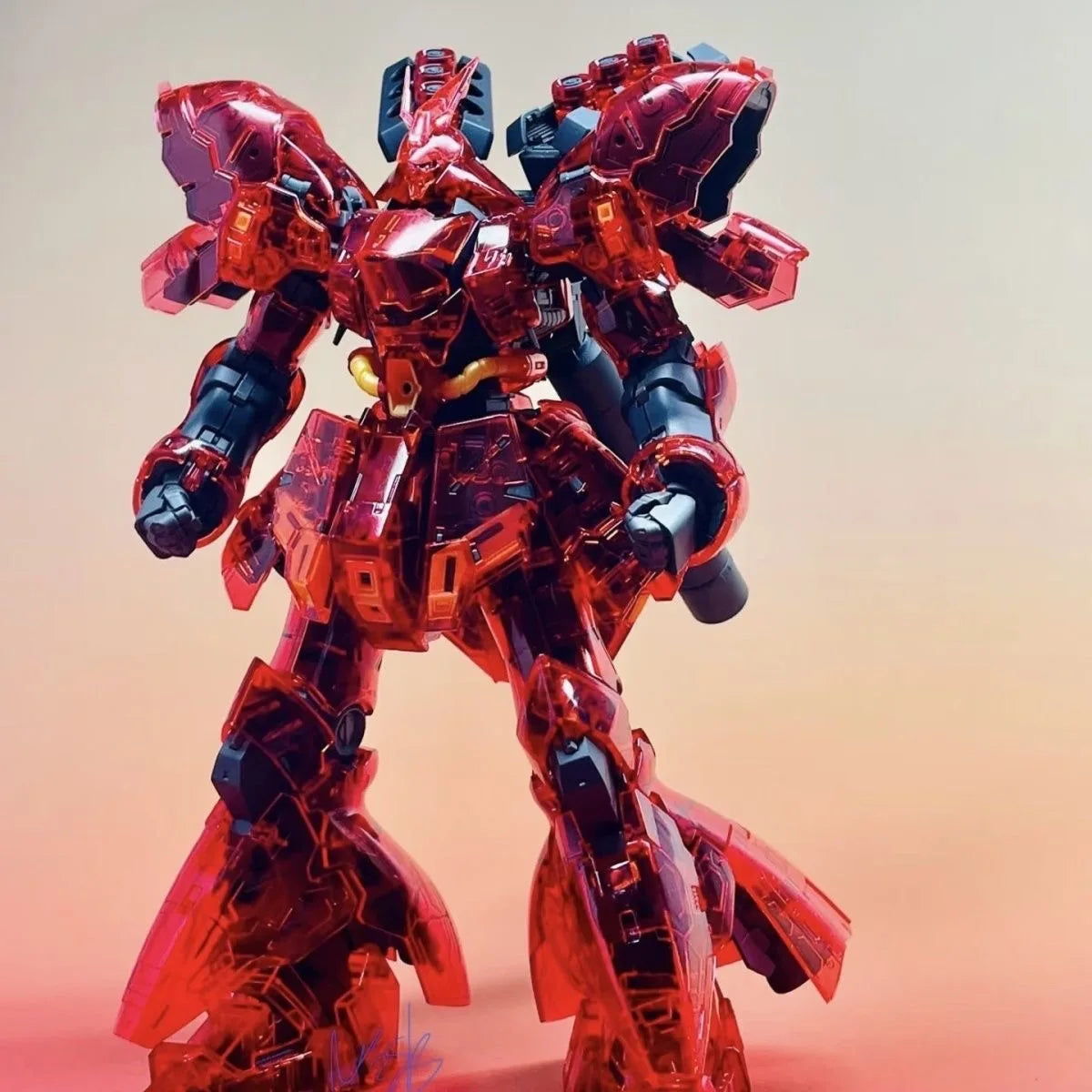 SIHAI Model SAZABI RG 1/144 MSN-04 Electroplate Version Assembly Model Kit Toys Action Figures Robot Plastic Model Kits Gift