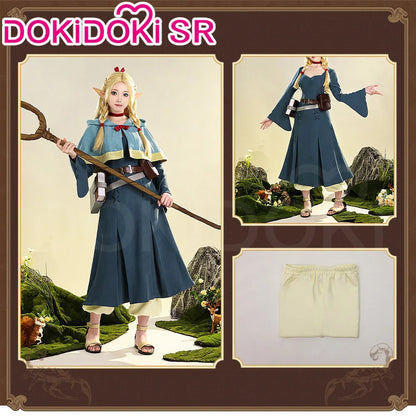 IN STOCK Marcille Donato Cosplay Costume Anime Delicious in Dungeon Cosplay DokiDoki-SR Women Uniform Dress Marcille Cosplay