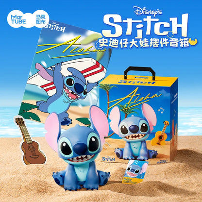Lilo & Stitch Anime Figure Stitch Sound System Cute Small Bluetooth Speake Collection Model Ornament Toy Birthday Christmas Gift