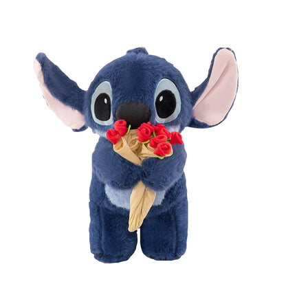 30/45CM Disney Lilo and Stitch Plush Toy Cartoon Anime Stuffed Kawaii Rose Soft Stich Doll Plushie Kids Birthday Xmas Gifts
