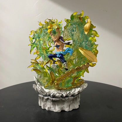 14cm One Piece Marshall·D·Teach Blackbeard Anime Figure Statuette GK Garage Kits PVC Figurine Model Doll Ornament Decoration Kid