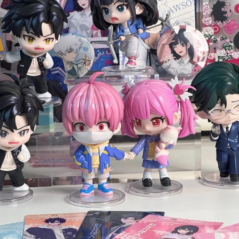 Link Click Season 2 Back In Time Series Cartoon Lu Guang Chen Xiaoshi Li Tianchen Li Tianxi Qiao Ling Figure Model Toy Kids Gift