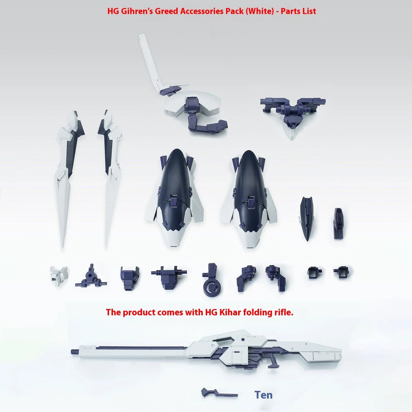 EW AOZ HG 1/144 HGUC TR-6 Wondwart Modified Parts ARZ-124KH Kehaar II Model Accessory Part Toy Assembly Model Kit Action Figure