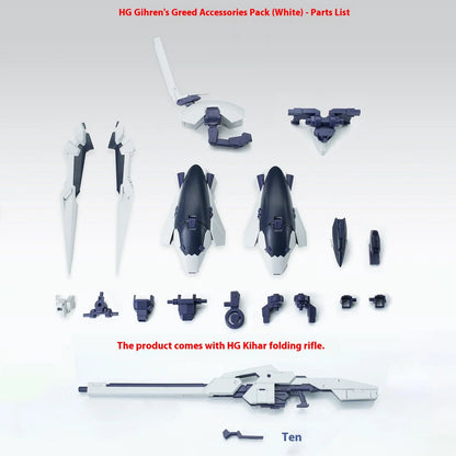 EW AOZ HG 1/144 HGUC TR-6 Wondwart Modified Parts ARZ-124KH Kehaar II Model Accessory Part Toy Assembly Model Kit Action Figure
