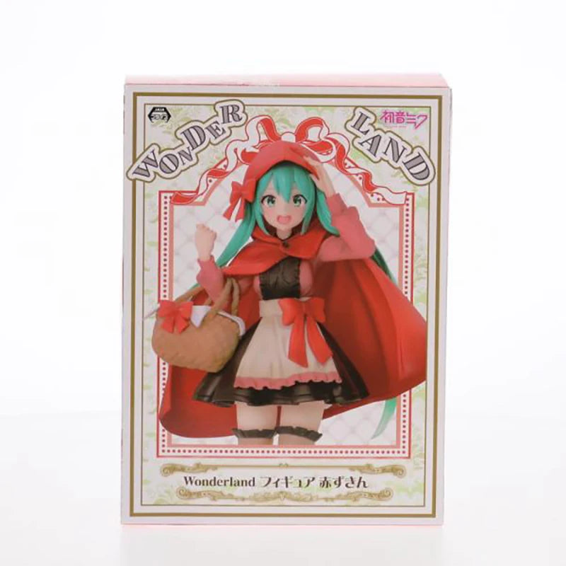 Bandai Hatsune Miku Wonderland Little Red Riding Hood 18CM PVC Model