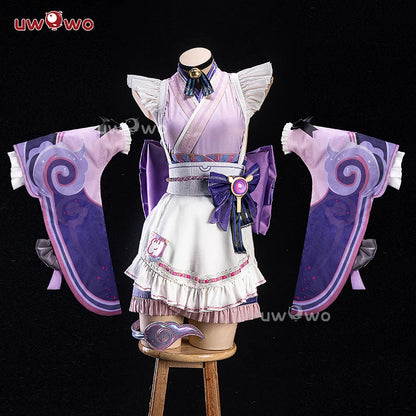 UWOWO Yumemizuki Mizuki Cosplay Game Genshin Impact Yumemizuki Mizuki Cosplay Costume Plus Size 3XL Halloween Costume