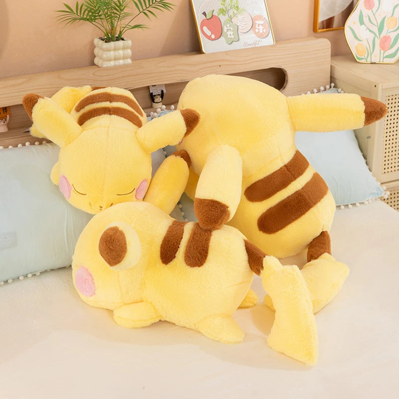 40/70cm Cartoon Large Pikachu Pillow Pokemon Plush Toys Doll Cute Ornament Stuffed Plushie Pikachued Pokémon Gift for Children