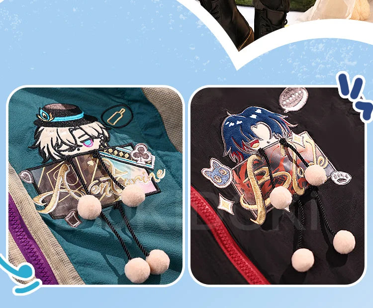 Aventurine Blade Robin Firefly Sparkle Feixiao Doujin Cosplay Costume Game Honkai: Star Rail DokiDoki-SR HSR Sunscreen Jacket
