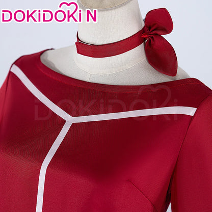 IN STOCK Mita Cosplay Costume Game MiSide【XS-3XL】DokiDoki-N Women Uniform Dress Mita Cosplay Hat Gloves Plus Size