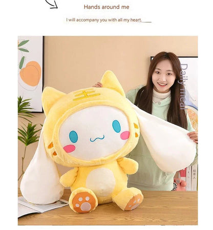27-47cm Aoger Japanese Cartoon Girlish Heart Cinnamoroll Cute Plushie Toy Soft Stuffed Dolls Toys For Children'S Birthday Gift
