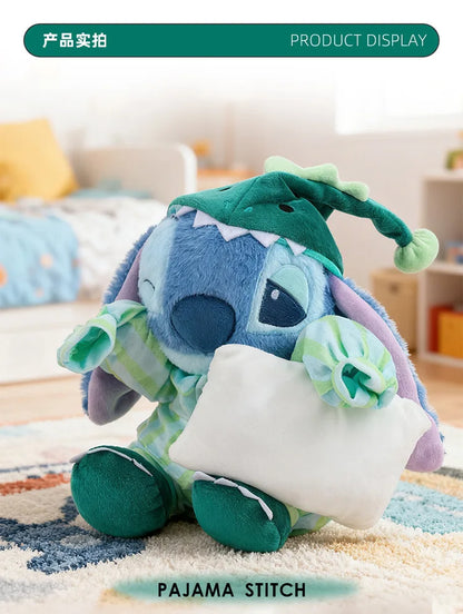 30/40/50cm Big Size Lilo & Stitch Pajamas Disney Anime Plush Stuffed Doll Kawaii Room Plushies Children's Pillow Holiday Gift