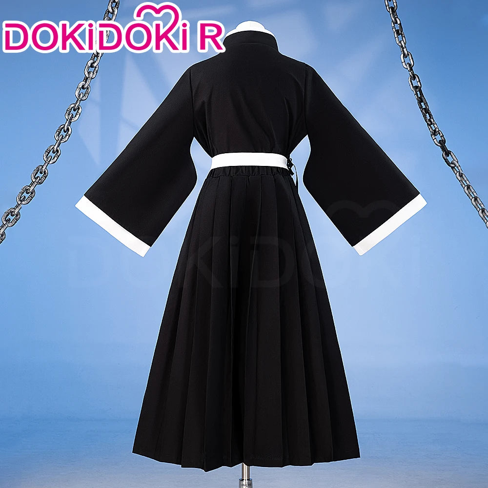 IN STOCK Kuchikii Rukiaa Cosplay Costume Anime【XS-3XL】DokiDoki-R Men Uniform Kuchikii Rukiaa Costume Plus Size