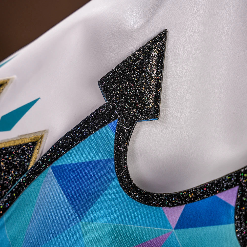 Honkai Star Rail Cerydra Cosplay Costume Wig Dress Uniform Crown Wings Headwear Halloween Party for Women Girls Carnival iCoser