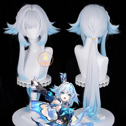 Honkai Star Rail Cerydra Cosplay Costume Wig Dress Uniform Headwear Wings Amphoreus Halloween Party for Women Girls Prop iCoser