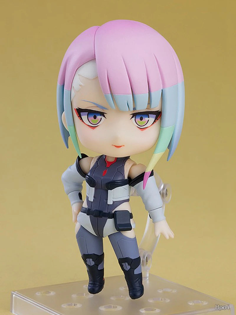 10cm Cyberpunk Edgerunners #2125 David Anime Figure Super Hacker #2109 Lucy Action Figure Street Boy Figurine Collection Toys