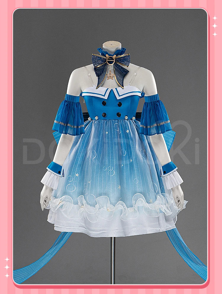IN STOCK Nikki Cosplay Costume Game Infinity Nikki【S-3XL】DokiDoki-N Women Pink Blue Dress Nikki Cosplay Plus Size