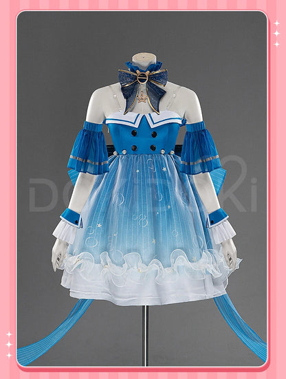 IN STOCK Nikki Cosplay Costume Game Infinity Nikki【S-3XL】DokiDoki-N Women Pink Blue Dress Nikki Cosplay Plus Size
