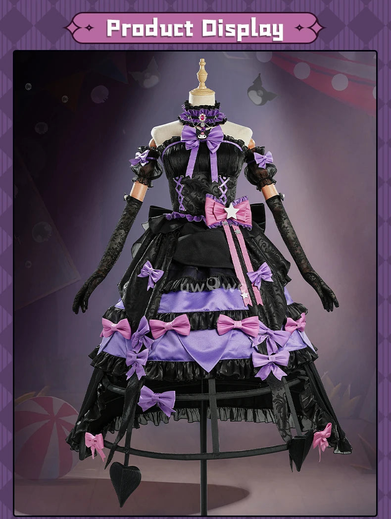 UWOWO Collab series: Game Identity V Blood Queen Mary Cosplay Costume Purple Costume