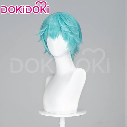 IN STOCK MIKUOO Mikuu Wig Game Cosplay DokiDoki Men 35cm Short Hair Rabbit Hole Men Ver Free Wig Cap