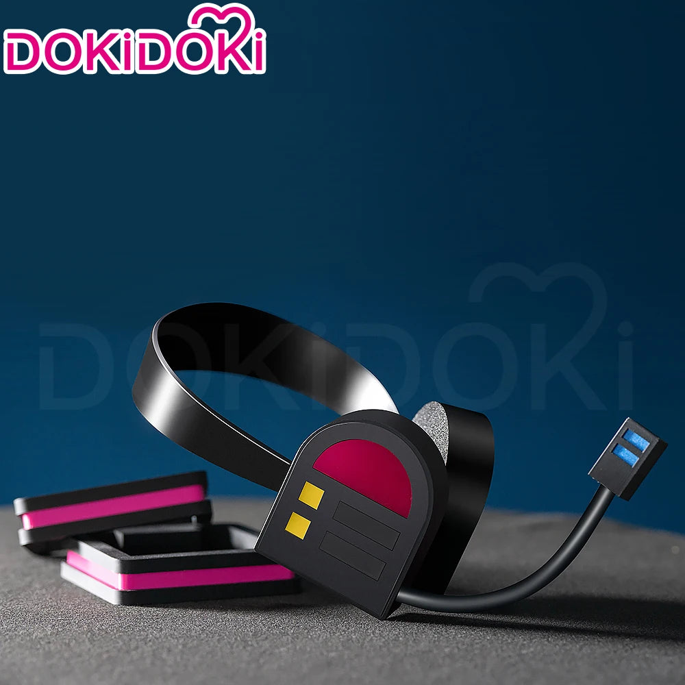 IN STOCK MIKUU Cosplay Costume Game Cosplay 【S-2XL】DokiDoki-R Mikku Cosplay Women Cute Costume MIKUU LED Costume Plus Size