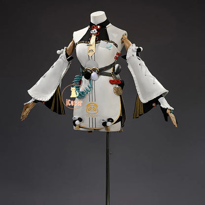 Zenless Zone Zero Dialyn Cosplay Costume Wig Uniform Earrings Headwear Krampus Compliance Authority Halloween Party for Women