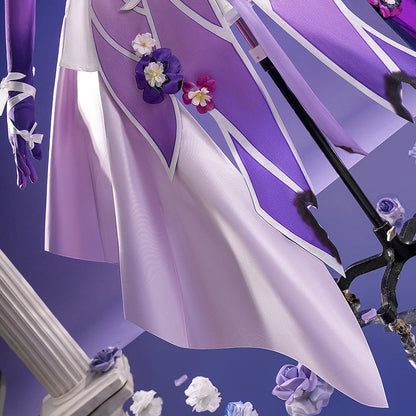 Honkai Star Rail Castorice Cosplay Costume Wig Dress Headwear Luminous Props Halloween Party for Women Girls Carnival Cos iCoser