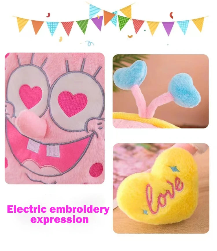 45-100CM SpongeBob SquarePants Patrick Star Doll Anime Cartoon Plush Toy Soft Cute Stuffed Collection Children's Birthday Gift