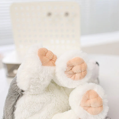 Simulate Dog Plushies Soft Toys Stuffed Bulldog Shar-pei Schnauzer Plush Toy Home Decor Girl Boy Companion Birthday Gift