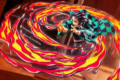 1/12 Kamado Tanjirou Flame Plaid Windbreaker Tomioka Giyuu Spout Matching Color Toy Accessory For Shf Anime Demon Slayer Soldier