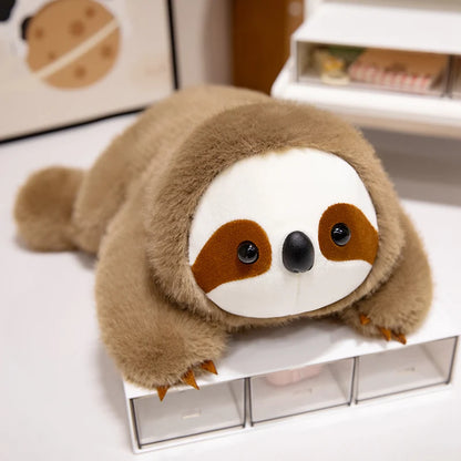 18-40cm Cozy Lying Stuffed Animals Cute Racoon Capybara Sloth Dog Plush Toys Soft Kawaii Soft Doll Sleep Pillow For Girl Boy