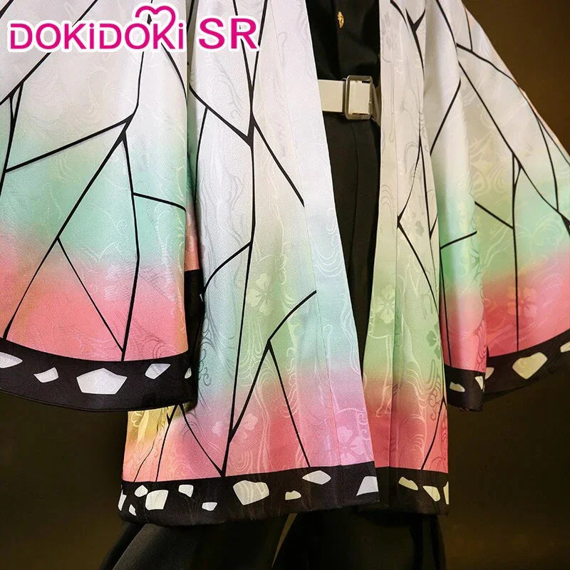Shinobu Cosplay Costume Anime DokiDoki-SR Women Uniform Shinobu Cosplay Haori Women Halloween Costume
