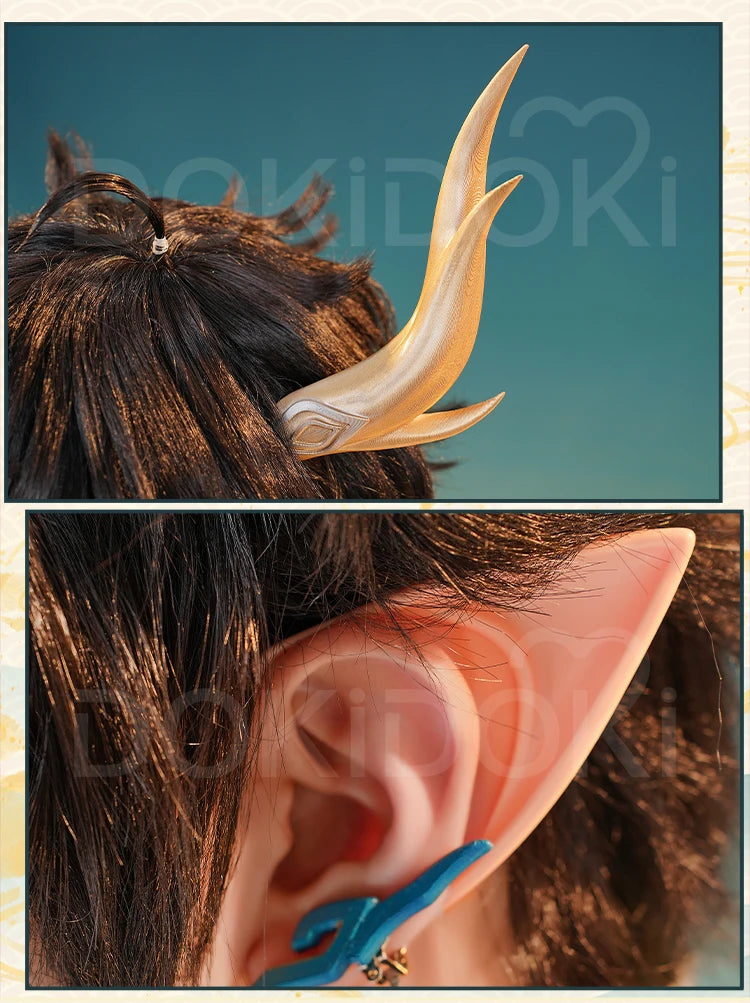 Dan Heng IL Permansor Terrae Cosplay Costume Game Honkai: Star Rail【S-3XL】DokiDoki-R Danheng Tail Halloween Cosplay Plus Size