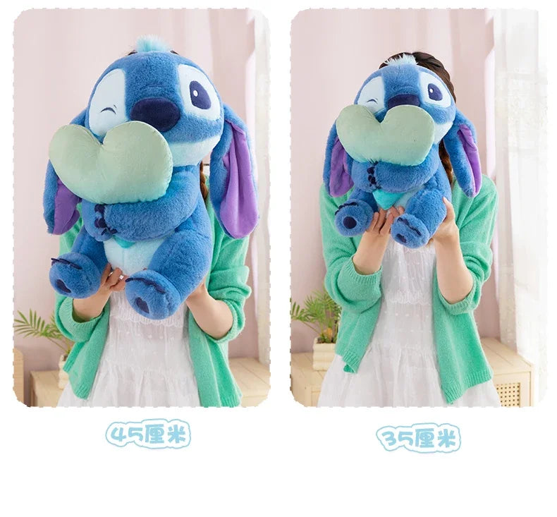 New Disney Lilo&Stitch Cute Cartoon Dolls Toys Kawaii Anime Soft Stuffed Dolls Pillow Appease Toys Birthday Gift for Boys Girls