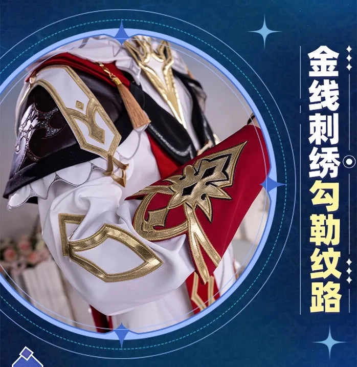 iCoser Genshin Impact Dahlia Cosplay Costume Wig New Skins Uniform Hat Festival Halloween Party for Women Men Carnival Outfit