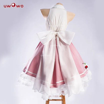 IN STOCK UWOWO Game Arknights Nightmare The Ferry Girl Cosplay Costume Pink Dress Halloween Costume