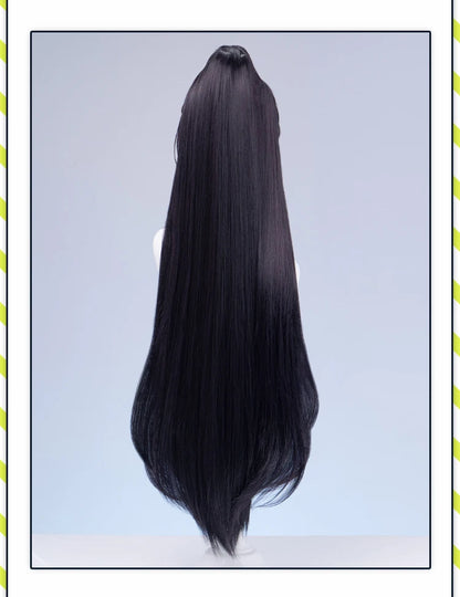 IN STOCK Rodion Ishmael Hong Lu Cosplay Wig Game DokiDoki Women Men 90cm Orange Black Long Hair Ishmael Cosplay Free Wig Cap