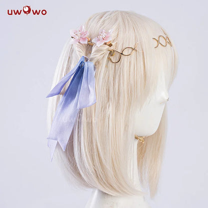 LAST BATCH UWOWO Jinhsi Cosplay Game Wuthering Waves Jinhsi Peach Blossom Cosplay Costume Dress Halloween Costume