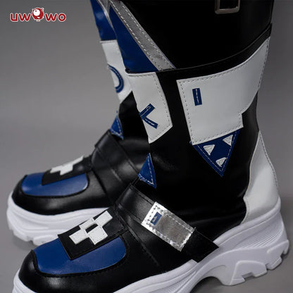 UWOWO Honkai Star Rail Silver-Wolf Cosplay Shoes Hacker Stellaron Hunters HSR Cosplay Shoes Boots