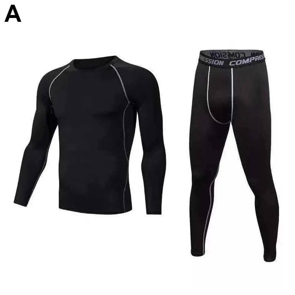 Kids’ Sportswear Thermal Underwear Quick Dry Compression Clothes for Soccer Basketball Boys