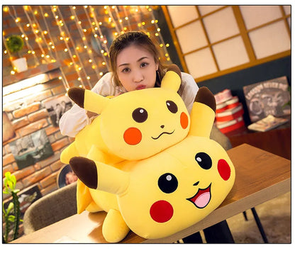 50/70/85cm Big Size Pokemon Pikachu Anime Plush Stuffed Doll Room Decoration Plushies Pillow Peluche Ornaments Children's Gifts